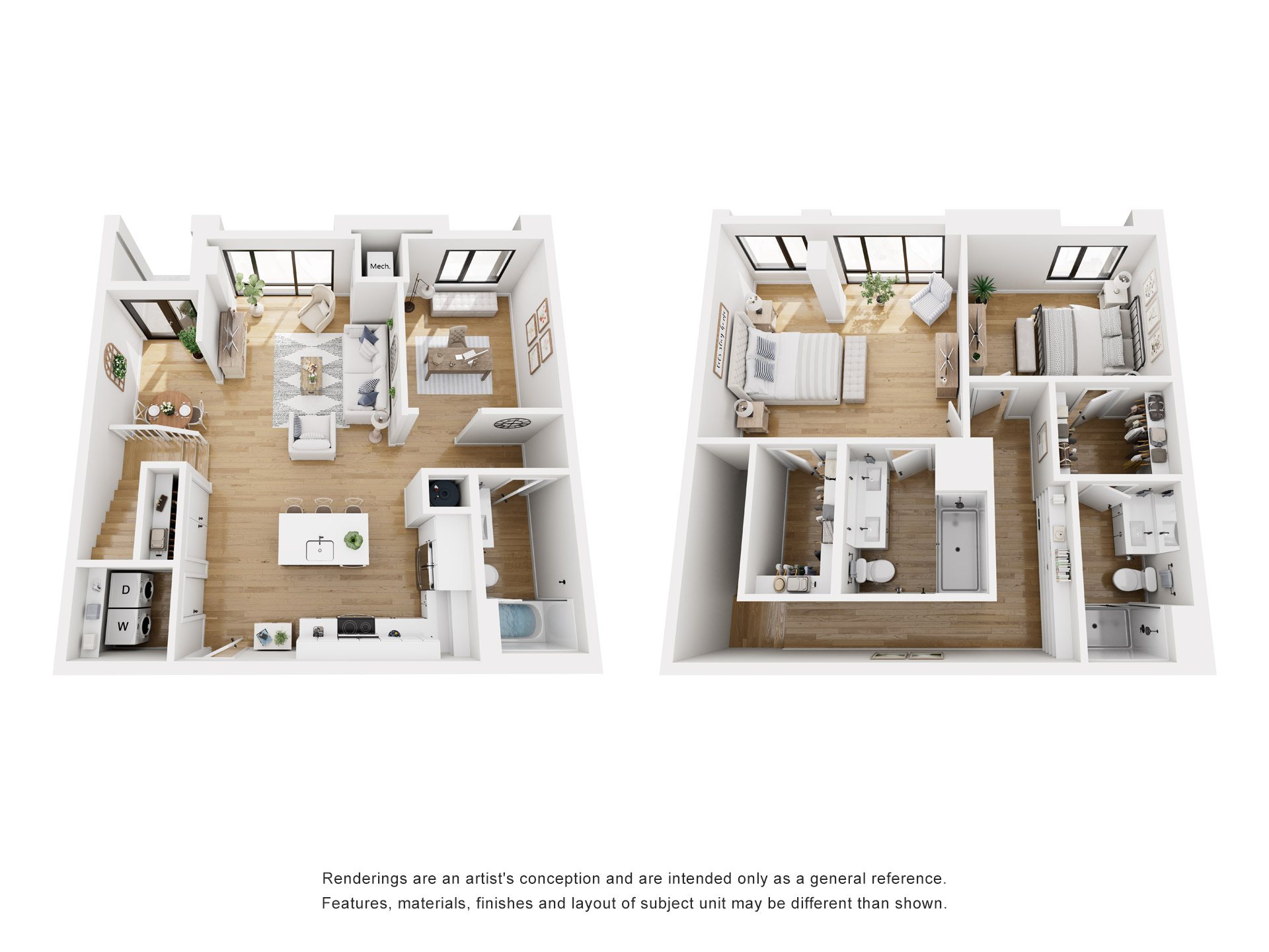 Floor plan layout diagram for BD2-1804 TH Den